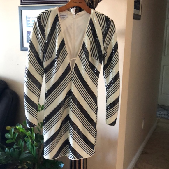 bebe Dresses & Skirts - Bebe sequin party dress